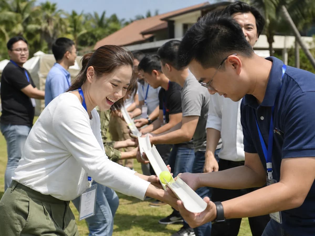 กิจกรรม Team Building หลังจบหลักสูตร